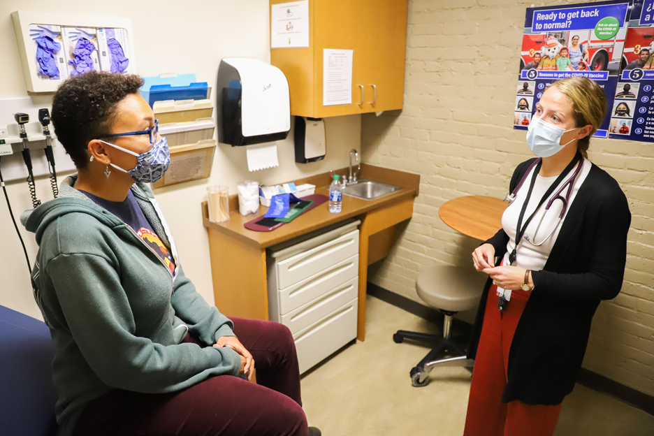 Patient with Provider talking