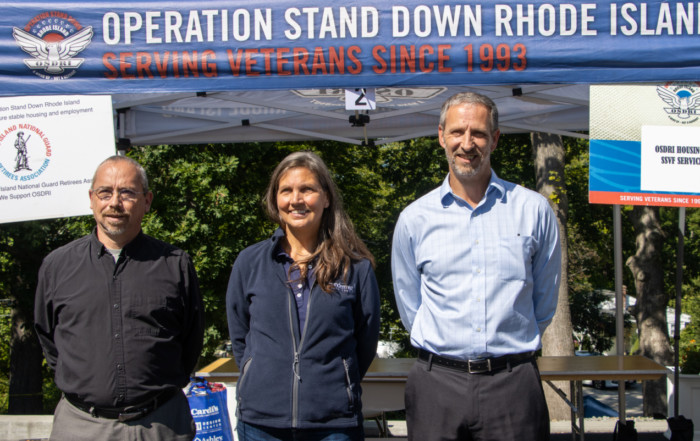 Delta Dental and Thundermist leadership at Operation Stand Down in Rhode Island.
