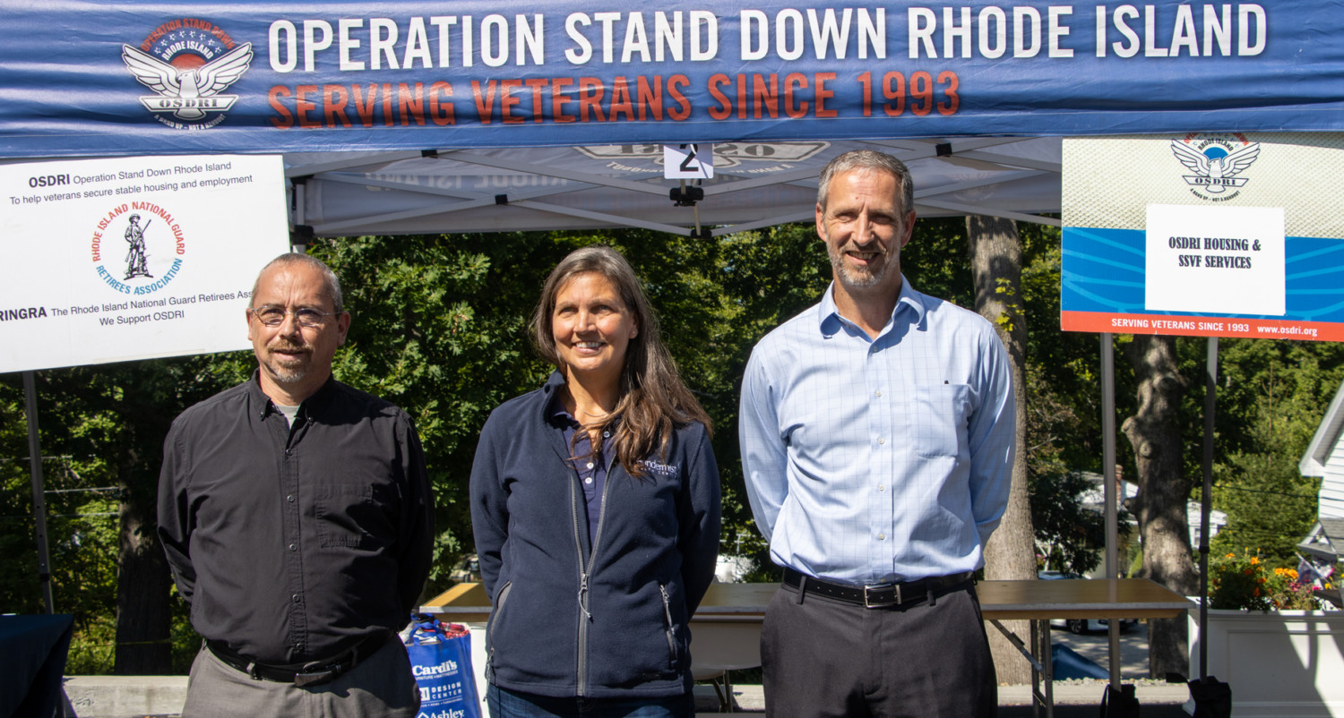 Delta Dental and Thundermist leadership at Operation Stand Down in Rhode Island.