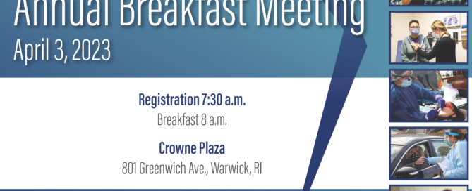 Image announcing Annual Breakfast at the Crowne Plaza.